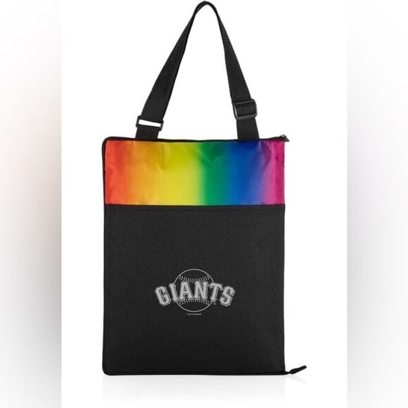 NEW Giants baseball ⚾️stadium blanket- picnic blanket with carrying storage bag - Picture 1 of 8